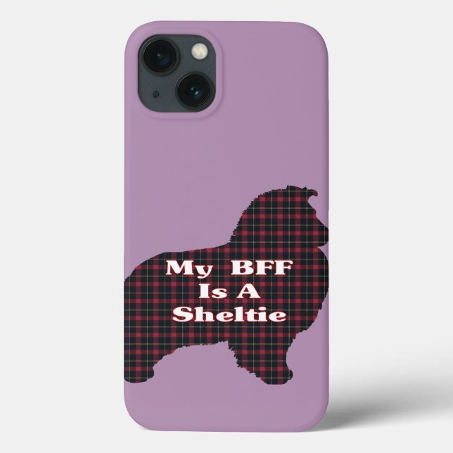 Funda De Case-Mate Para iPhone Sheltie BFF Regalos (Reverso)