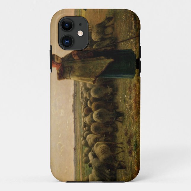 Funda De Case-Mate Para iPhone Shepherdess con su multitud, 1863 (Reverso)