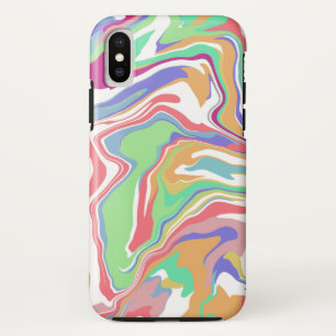 Funda Para iPhone XS Sherbert Swirls