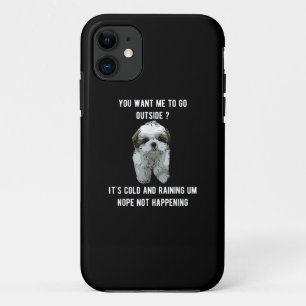 Funda Para iPhone 11 Shih Tzu Shih Tzu Que Quieres Que Salga Fuera