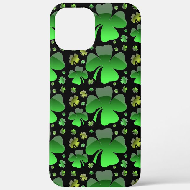 Funda De Case-Mate Para iPhone Shiney Shamrocks (Reverso )