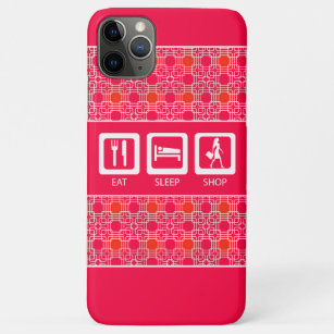 Funda Para iPhone 11 Pro Max Shopaholic divertido rosado come el premio de la