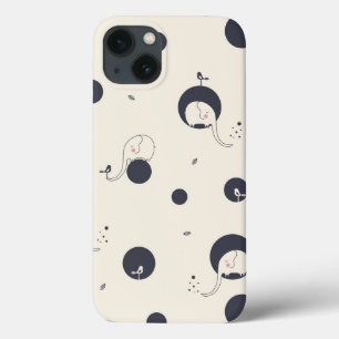 Funda Para iPhone 13 Shy Elephant Pattern