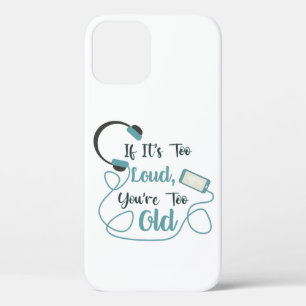 Funda Para iPhone 12 Si es demasiado fuerte, eres muy vieja cita gracio