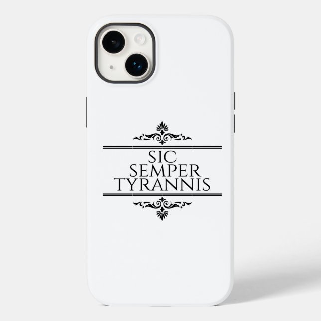 Funda De Case-Mate Para iPhone Sic Semper Tyrannis (Reverso )
