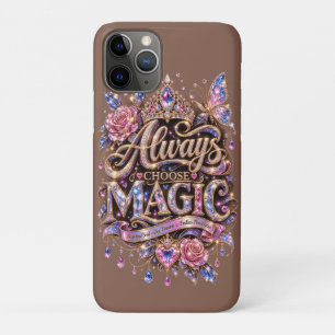 Funda Para iPhone 11 Pro Siempre elige el diseño de cristal con destello má