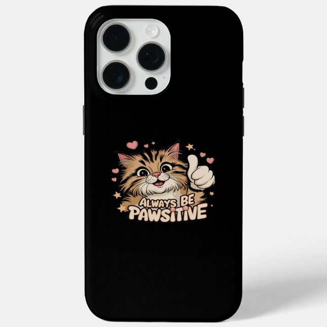 Funda De Case-Mate Para iPhone Siempre ser apasionante - Diseño de gatos de minia (Reverso )
