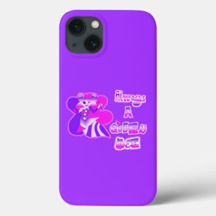 Funda Para iPhone 13 Siempre una abeja reina morada