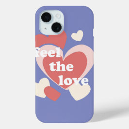 Funda Para iPhone 15 Siente la Explosión del Corazón del Amor