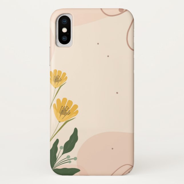 Funda De Case-Mate Para iPhone Siéntete hermoso con una agradable mente de paz (Reverso)
