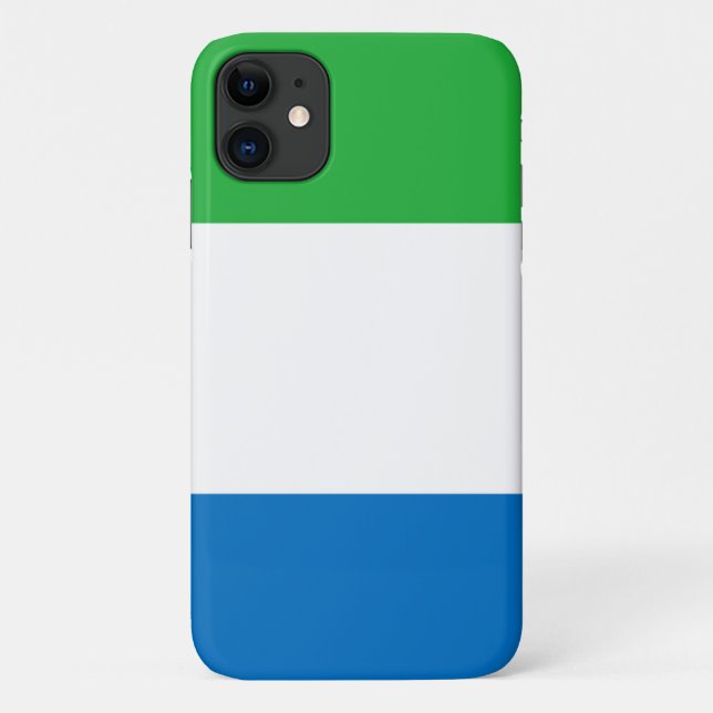 Funda De Case-Mate Para iPhone Sierra Leone flag (Reverso)