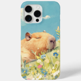 Funda Para iPhone 15 Pro Max Siesta de Capibara
