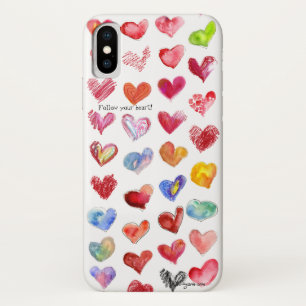 Funda Para iPhone X Siga su corazón iphone X Universal