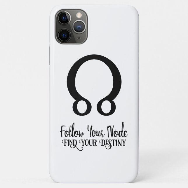 Funda De Case-Mate Para iPhone Siga Su Nodo Buscar Su Astrología Destinada (Reverso)