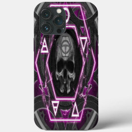 Funda Para iPhone 13 Pro Max siglas de cráneo y focas