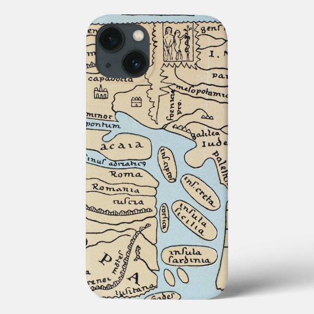 FUNDA DE Case-Mate PARA iPhone SIGLO II DEL MAPA MUNDIAL (Reverso)