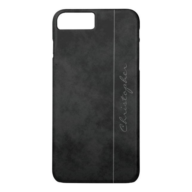 Funda De Case-Mate Para iPhone Signature Mottled Negro Handsome iPhone 7 Plus (Reverso)