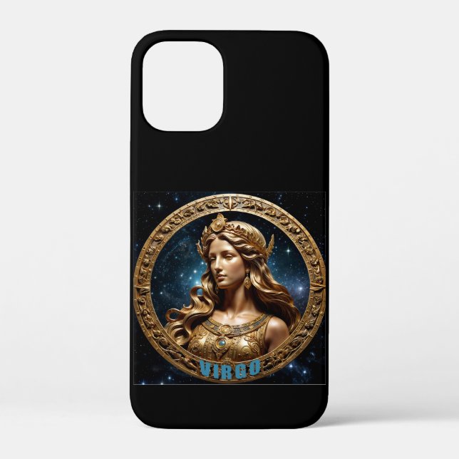 Funda De Case-Mate Para iPhone Signo astrológico de Virgo (Reverso )