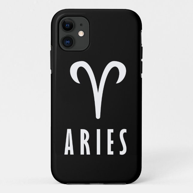 Funda De Case-Mate Para iPhone Signo de Aries zodiac (Reverso)