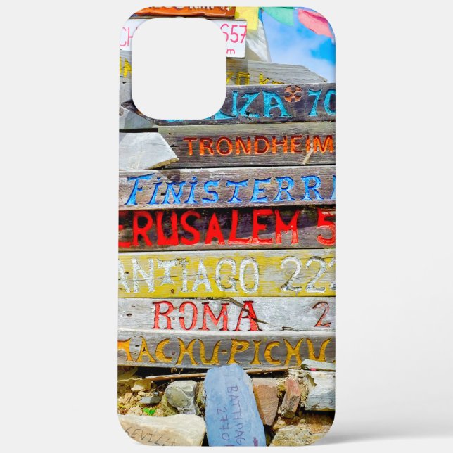 Funda De Case-Mate Para iPhone Signo de distancia (Reverso )