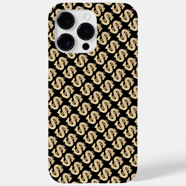 Funda De Case-Mate Para iPhone signo de dólar 3D (Reverso)