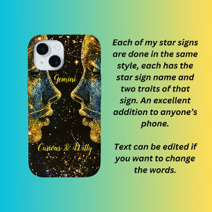 Funda Para iPhone 15 Signo de estrella de Gemini