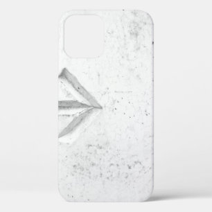 Funda Para iPhone 12 Signo de flecha derecha en la pared
