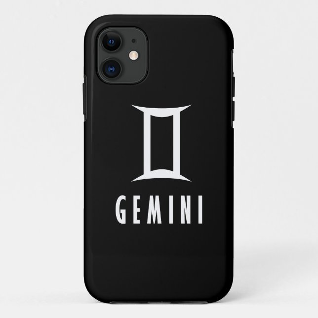Funda De Case-Mate Para iPhone Signo de Gemini zodiac (Reverso)