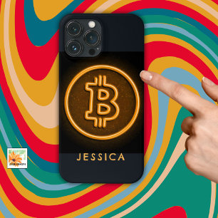 Funda Para iPhone 13 Pro Max signo de inicio de bitcoin RETRO regalo personaliz