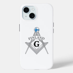 Funda Para iPhone 15 signo de la masonería finlandesa