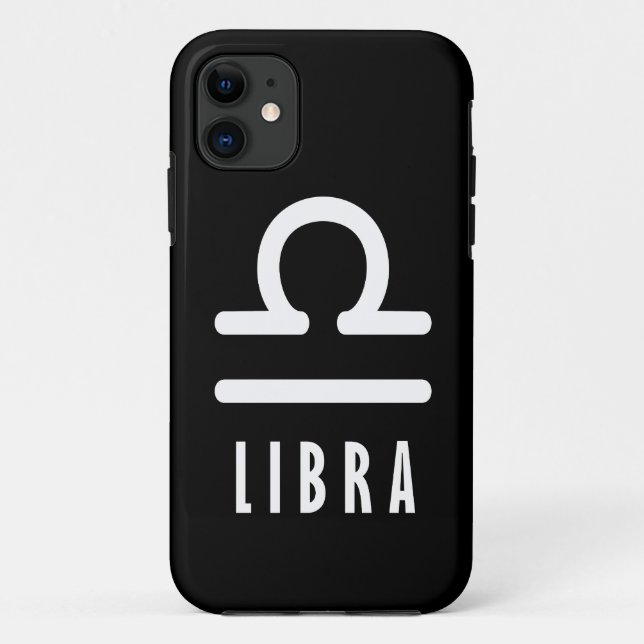 Funda De Case-Mate Para iPhone Signo de Libra zodiac (Reverso)