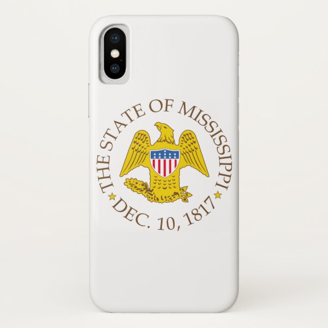 Funda De Case-Mate Para iPhone Signo de Mississippi (Reverso)