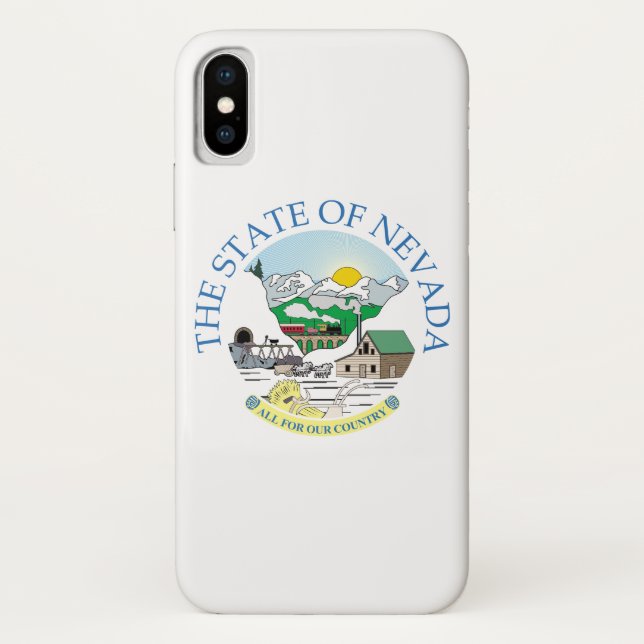Funda De Case-Mate Para iPhone Signo de Nevada (Reverso)