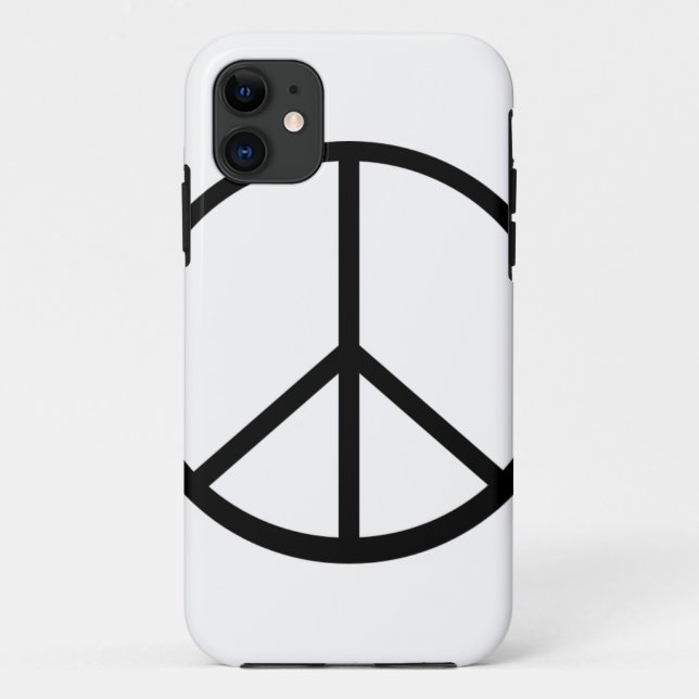 Funda De Case-Mate Para iPhone Signo de paz (Reverso)