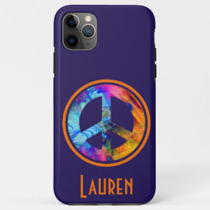 Funda Para iPhone 11 Pro Max Signo de paz en negrita