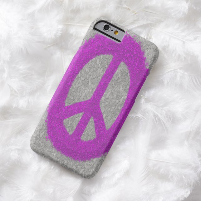 Funda De Case-Mate Para iPhone Signo de paz púrpura  (In Situ)