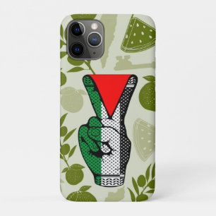 Funda Para iPhone 11 Pro Signo de victoria con mano de resistencia triángul