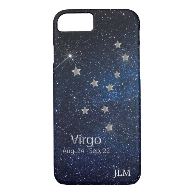 Funda De Case-Mate Para iPhone Signo estrella de zodiaco (Reverso)