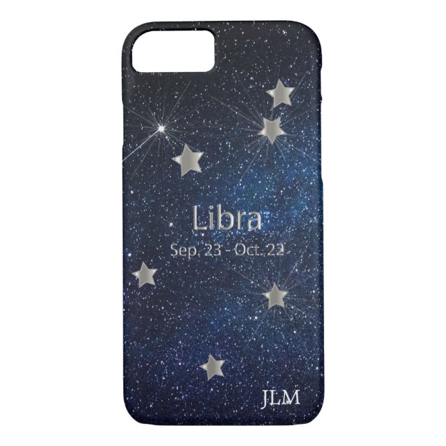 Funda De Case-Mate Para iPhone Signo estrella libio - Zodiaco (Reverso)