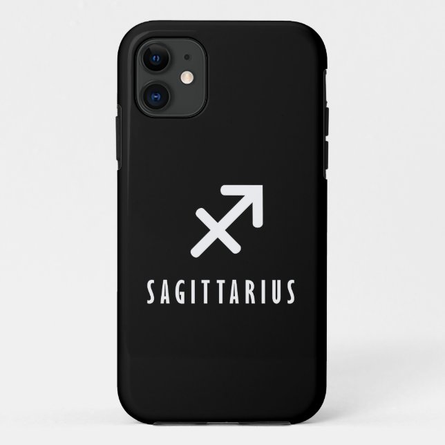 Funda De Case-Mate Para iPhone Signo Sagittarius zodiac (Reverso)