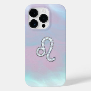 Funda Para iPhone 14 Pro De Case-Mate Signo zodiacal de Leo en estilo Nácar Pastel