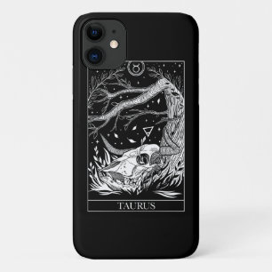 Funda Para iPhone 11 Signo zodiaco tarjeta Taurus Tarot Funda-Mate iPho