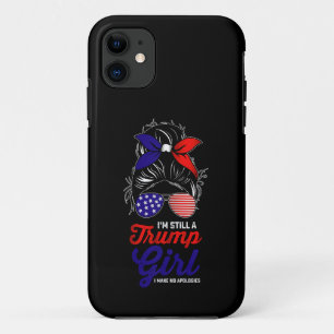 Funda Para iPhone 11 Sigo siendo una chica de Trump No me disculpo 2024