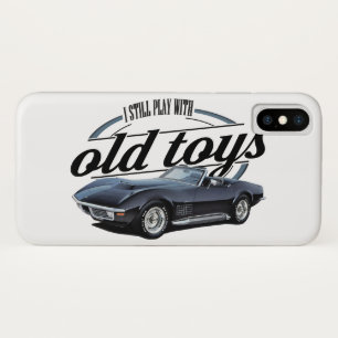 Funda Para iPhone X Sigue jugando con Corvettes