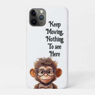 Funda Para iPhone 11 Pro Sigue moviéndose, nada que ver aquí