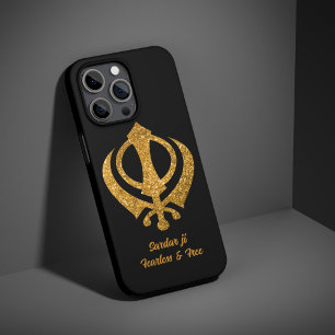 Funda Para iPhone 11 Pro Sikh Khanda "Sin miedo y libre"