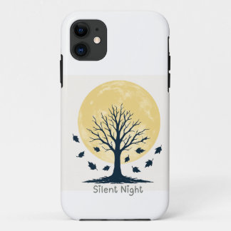 Funda Para iPhone 11 Silent Night Moon Tree Phone Case