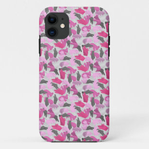title_seo2 Silhouette Animal Camouflage Pink
