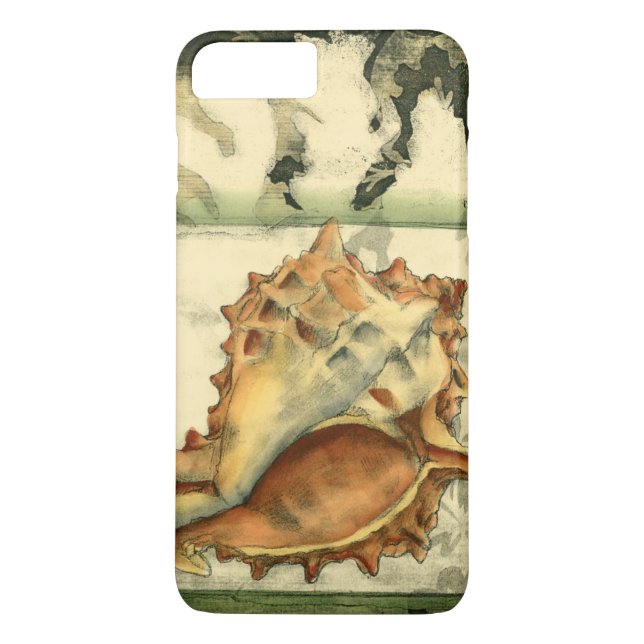 Funda De Case-Mate Para iPhone Silhouette Conch Shell (Reverso)