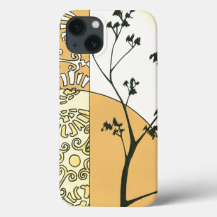 Funda Para iPhone 13 Silhouette de árbol pardo por Megan Meagher